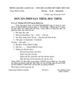 Don xin day them hoc them