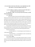 LÝ LUẬN CHUNG VỀ KẾ TOÁN TIÊU THỤ VÀ XÁC ĐỊNH KẾT QUẢ TIÊU THỤ TRONG CÁC DOANH NGHIỆP THƯƠNG MẠI