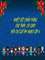 Bài giảng Học hát: Chim sáo