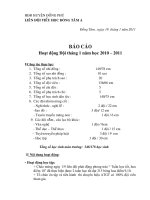 Tài liệu BÁO CÁO T1/ ĐỒNG TÂM A
