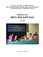 Thông tin chung về công ươc khí hậu