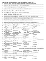 Bài soạn dạy thêm Tiếng Anh 9