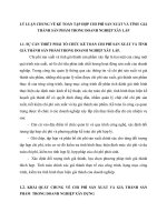 LÝ LUẬN CHUNG VỀ KẾ TOÁN TẬP HỢP CHI PHÍ SẢN XUẤT VÀ TÍNH  GIÁ THÀNH SẢN PHẨM TRONG DOANH NGHIỆP XÂY LẮP