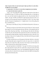 THỰC TRẠNG CÔNG TÁC KẾ TOÁN QUẢN TRỊ TẠI CÔNG TY LÂM CÔNG NGHIỆP BẮC QUẢNG BÌNH