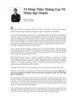 72 Phép Thần Thông Của Tề Thiên Đại Thánh