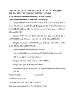 THỰC TRẠNG VỀ KẾ TOÁN TIÊU THỤ HÀNG HOÁ VÀ XÁC ĐỊNH KẾT QUẢ TIÊU THỤ TẠI CÔNG TY TNHH  NAM HAI