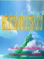 Gián án chế biến và trang trí món ăn ( Châu )