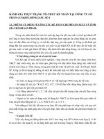 ĐÁNH GIÁ THỰC TRẠNG TỔ CHỨC KẾ TOÁN TẠI CÔNG TY CỔ PHẦN CƠ KHÍ CHÍNH XÁC SỐ 1