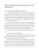 NHỮNG VẤN ĐỀ CHUNG VỀ KẾ TOÁN TIÊU THỤ VÀ XÁC ĐỊNH KẾT QUẢ