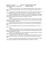 Bài soạn DAP AN HKI SỬ 8