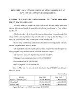 BIỆN PHÁP TĂNG CƯỜNG HUY ĐỘNG VÀ NÂNG CAO HIỆU QUẢ SỬ DỤNG VỐN CỦA CÔNG TY BÁNH KẸO HẢI HÀ