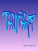 Bài giảng Thư pháp đẹp