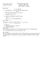 Tài liệu ĐỀ THI HỌC SINH GIỎI + DAP AN TOAN 9