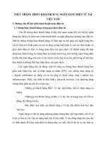 THỰC TRẠNG TRIỂN KHAI DỊCH VỤ NGÂN HÀNG ĐIỆN TỬ TẠI VIỆT NAM