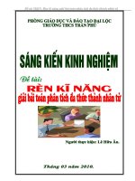 Bài soạn SKKN TOAN 8
