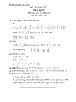Gián án ĐỀ THI HSG TOÁN 7
