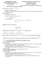 Tài liệu ĐỀ ÔN THI ĐH - CD NĂM 2011 SỐ 27