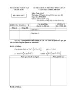 Bài giảng ĐềCasio tỉnh Quảng Ngãi 09-10