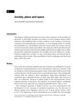 Society, place and space