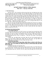 Bài soạn SƠ KÉT CĐ