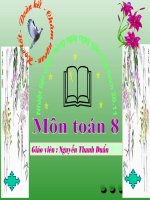 Bài giảng hinh vuong lop 8