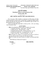 Bài giảng Quyết định thành lập Tổ kiểm tra dạy thêm