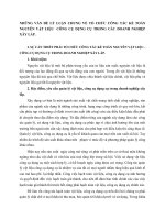 NHỮNG VẤN ĐỀ LÝ LUẬN CHUNG VỀ TỔ CHỨC CÔNG TÁC KẾ TOÁN NGUYÊN VẬT LIỆU  CÔNG CỤ DỤNG CỤ TRONG CÁC DOANH NGHIỆP XÂY LẮP