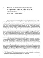 Global environmental protection instruments and the polar marine environment
