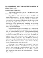 Thực trạng kiểm toán thuế GTGT trong kiểm toán Báo cáo tài chính tại Công ty AASC