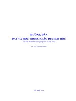 Hướng dẫn dạy và học trong giáo dục Đại học