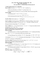 Gián án ĐỀ THI ĐH-CĐ NĂM 2011 SỐ 14