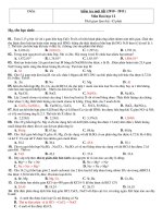 Gián án kiem tra 12 ki 2 lan 1 hay