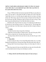 NHỮNG Ý KIẾN ĐÓNG GÓP ĐỂ HOÀN THIỆN VỀ CÔNG TÁC HẠCH TOÁN TIÊU THỤ VÀ XÁC ĐỊNH KẾT QUẢ TIÊU THỤ TẠI CÔNG TY DU LỊCH CÔNG ĐOÀN ĐÀ NẴNG