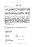 Tài liệu KIEM TRA MON DOC LOP 5 CUOI KI I NAM 2010.2011VU BAN NAM DINH