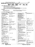 Tài liệu Giáo án TV HKII - Toàn tập