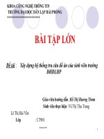 Xây dựng hệ thống tra cứu đồ án của sinh viên 