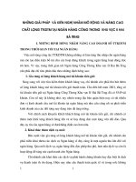 NHữNG GIảI PHáP  Và KIéN NGHị NHằM Mở RộNG Và NÂNG CAO CHấT Lượng TTKDTM TạI Ngân hàng Công Thương  khu vực II Hai Bà Trưng