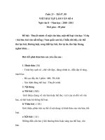 Gián án Bài tập làm văn số 4- Ngữ văn 8