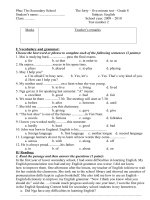 Bài giảng Test 2 - E8 cuc hot