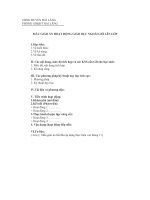 Mẫu GA NGLL mới. Thực hiện tháng 11.2010