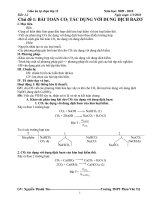 Bài giảng giáo án tự chon 12 NC