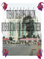 Tuyen bố thế giới về sự sống còn, bảo vệ và phát triển của trẻ em văn 9 HK1