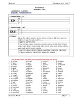 Tài liệu On thi TNTHPT ngan gon