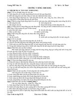 Bài giảng ON TAP TRAC NGHIEM CHUONG V 12CB