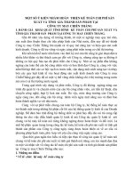 MỘT SỐ Ý KIẾN NHẰM HOÀN  THIỆN KẾ TOÁN CHI PHÍ SẢN XUẤT VÀ TÍNH  GIÁ THÀNH SẢN PHẨM TẠI