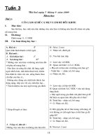 Bài soạn các môn lớp 5 tuần 3