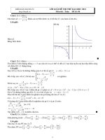 LỜI GIẢI ĐỀ THI TOÁN 2011 - ĐỀ SỐ 6