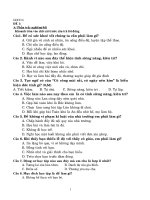 Bài giảng ĐỀ THI HK I SỬ 8