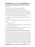 THỰC TRẠNG VỀ TỔ CHỨC CÔNG TÁC TẬP HỢP CHI PHÍ SẢN XUẤT VÀ TÍNH GIÁ THÀNH SẢN PHẨM TẠI CÔNG TY XI MĂNG HẢI PHÒNG