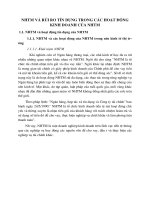 NHTM và rủi ro tín dụng trong các hoạt động kinh doanh của NHTM